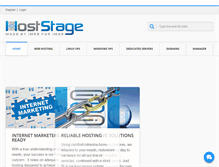 Tablet Screenshot of host-stage.net